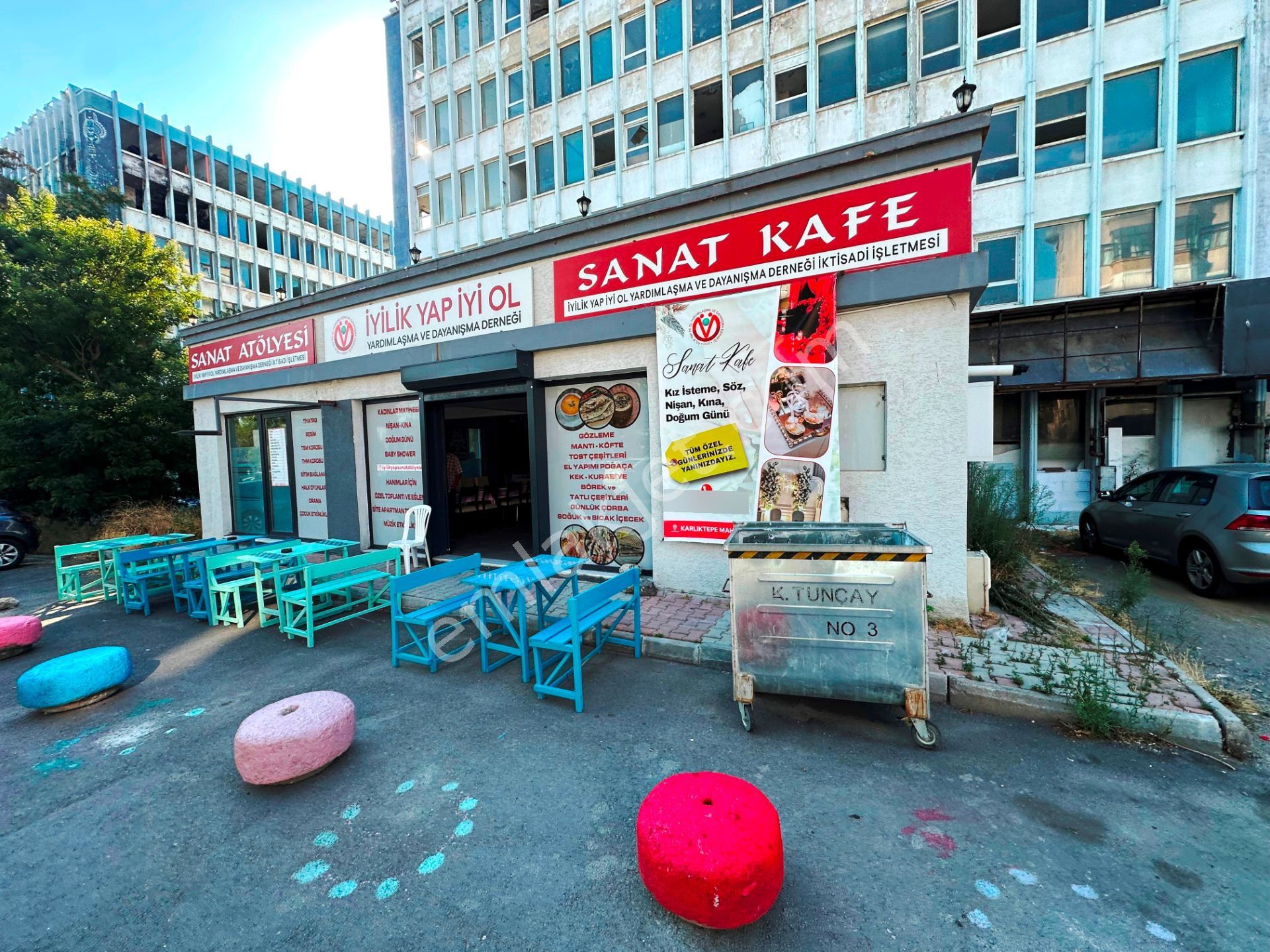 Kartal Meydan'da 5 Yıllık 3 Katlı 350m2 Bacalı Kiralık Bina - Görsel 29