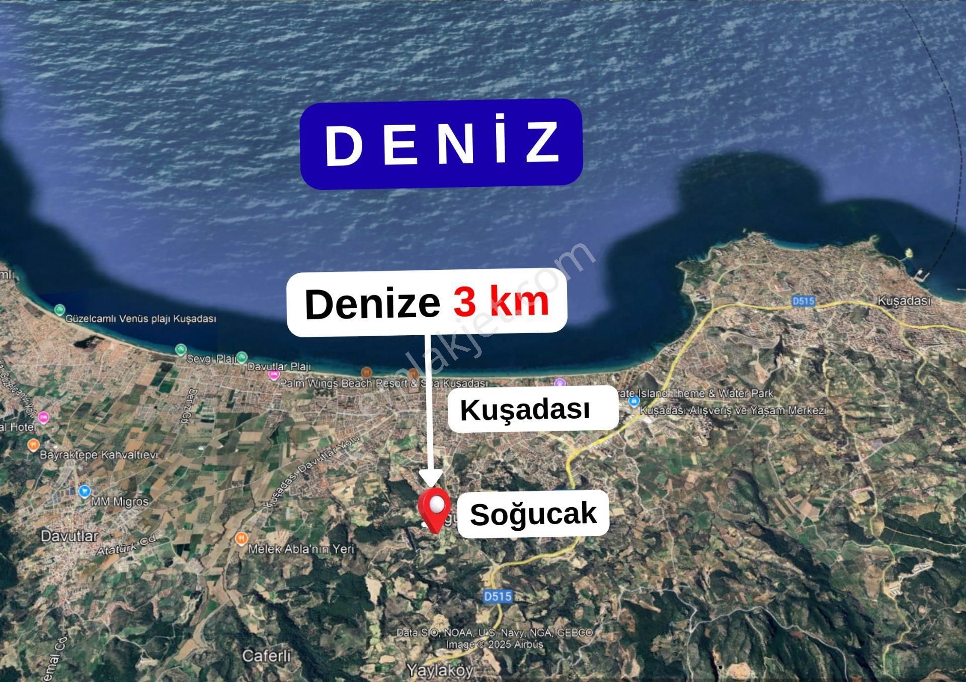 Aydın Kuşadası Soğucak Satılık İmarlı Arsa Denize 3 Km - Görsel 4