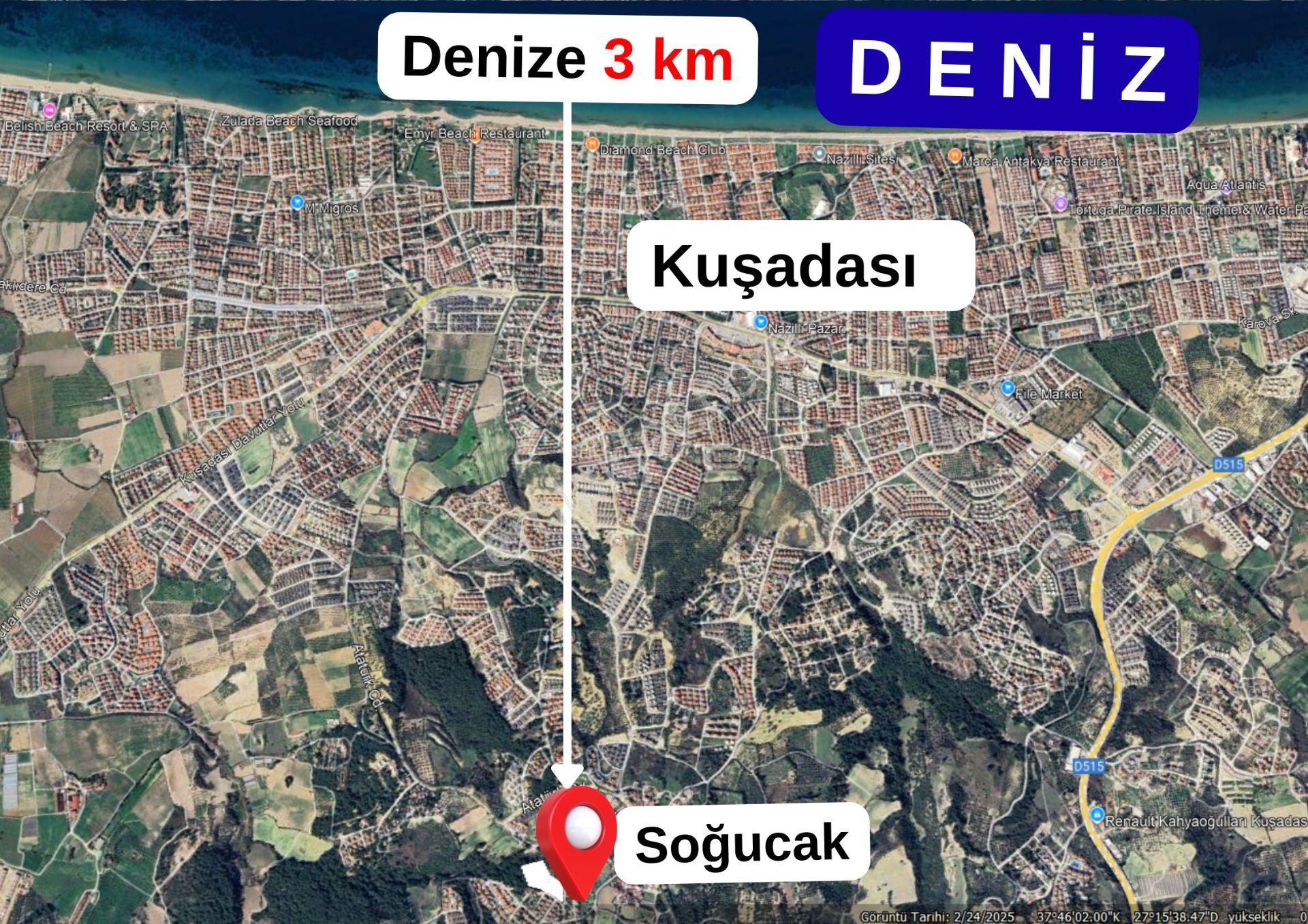 Aydın Kuşadası Soğucak Satılık İmarlı Arsa Denize 3 Km - Görsel 5