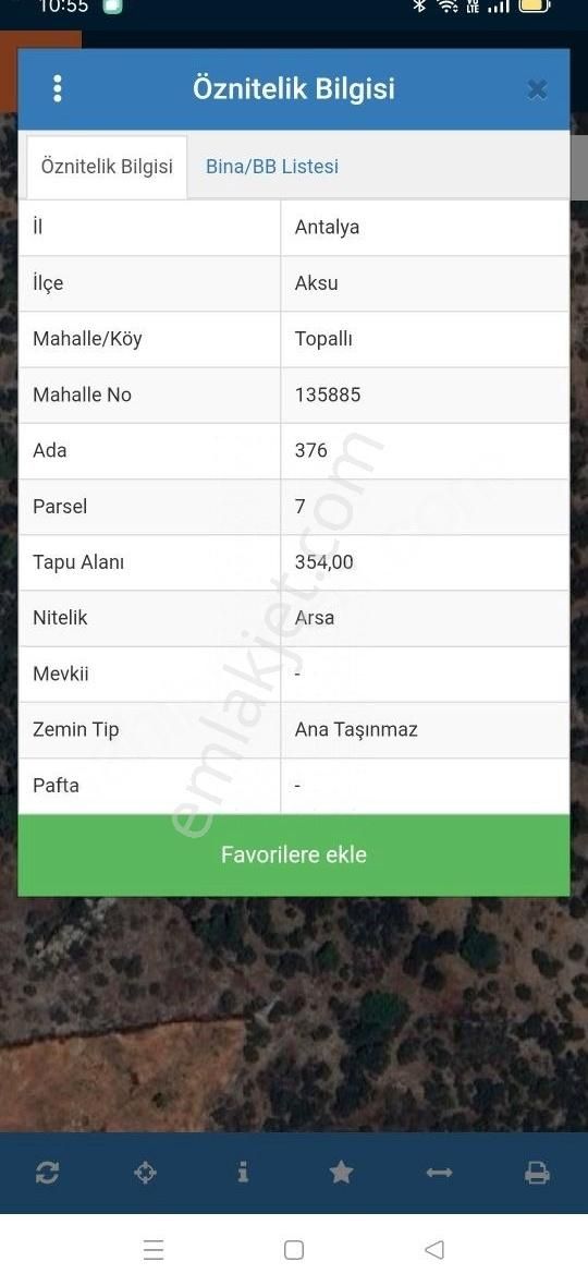 Antalya Aksu Topallı Da Satılık İmarlı Arsa(emsal 0,30)