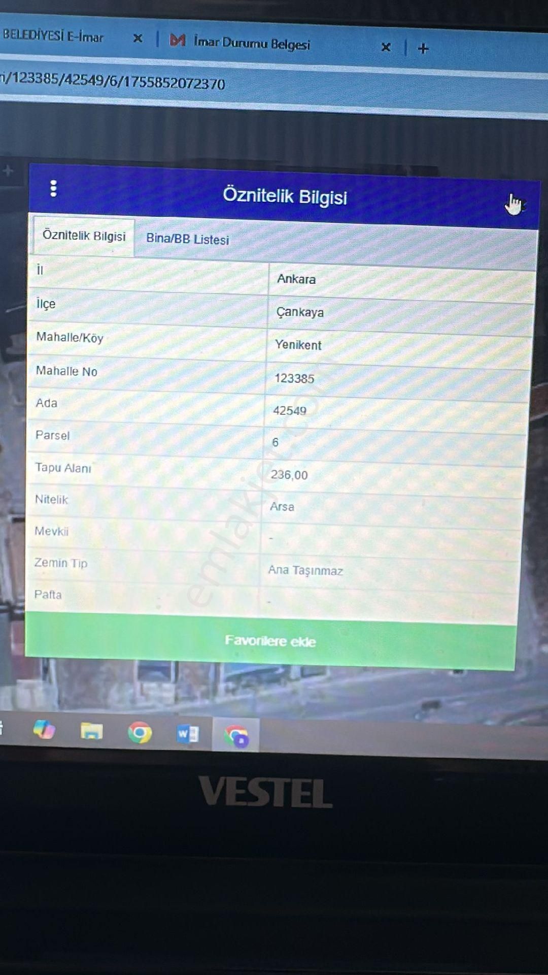Çankaya Yaşamkent'te Satılık Konut Arsası - Görsel 2