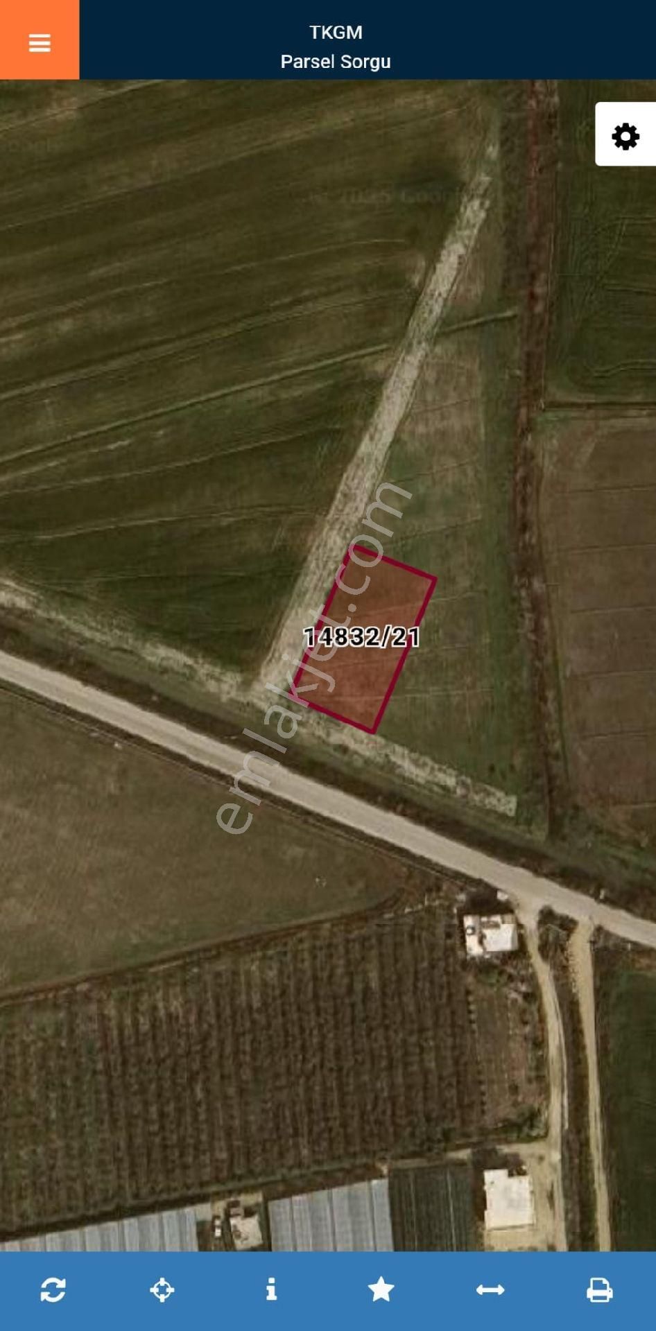 Kundu Da Asfalt Yola Cepheli 1300m2 Tek Tapu Tarla Tam Yatırımlık