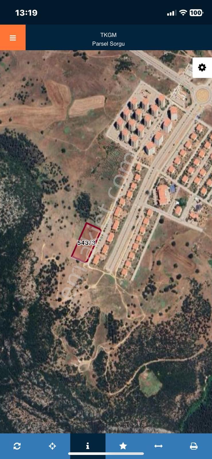 Bursa Gürsu Dışkaya Köyünde İpekyolu Mahllesinde İmarlı Satılık Arsa