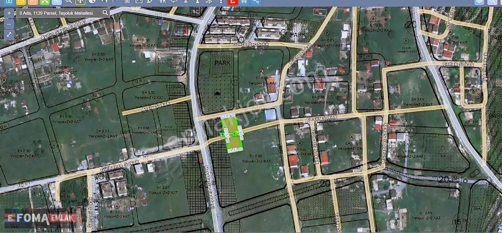 Taşoluk Yeni İmar Planında 200 Metre Arsadan Hisse