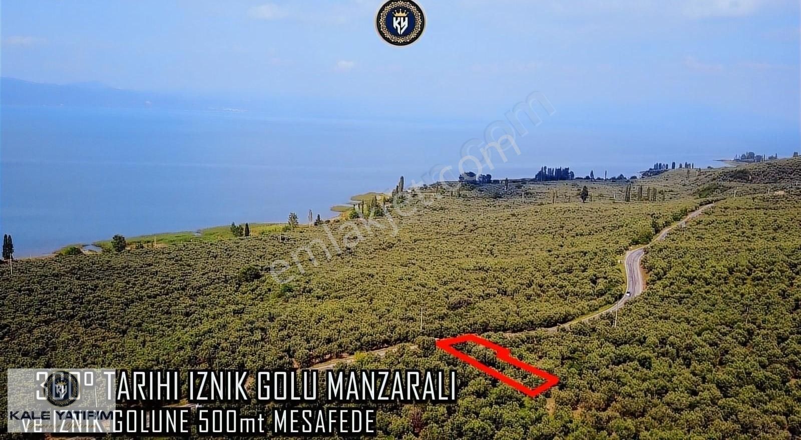 Narlıcada 620m² Göl Manzaralı Asfalt Yola Cepheli Hobi Bahçesi - Görsel 4