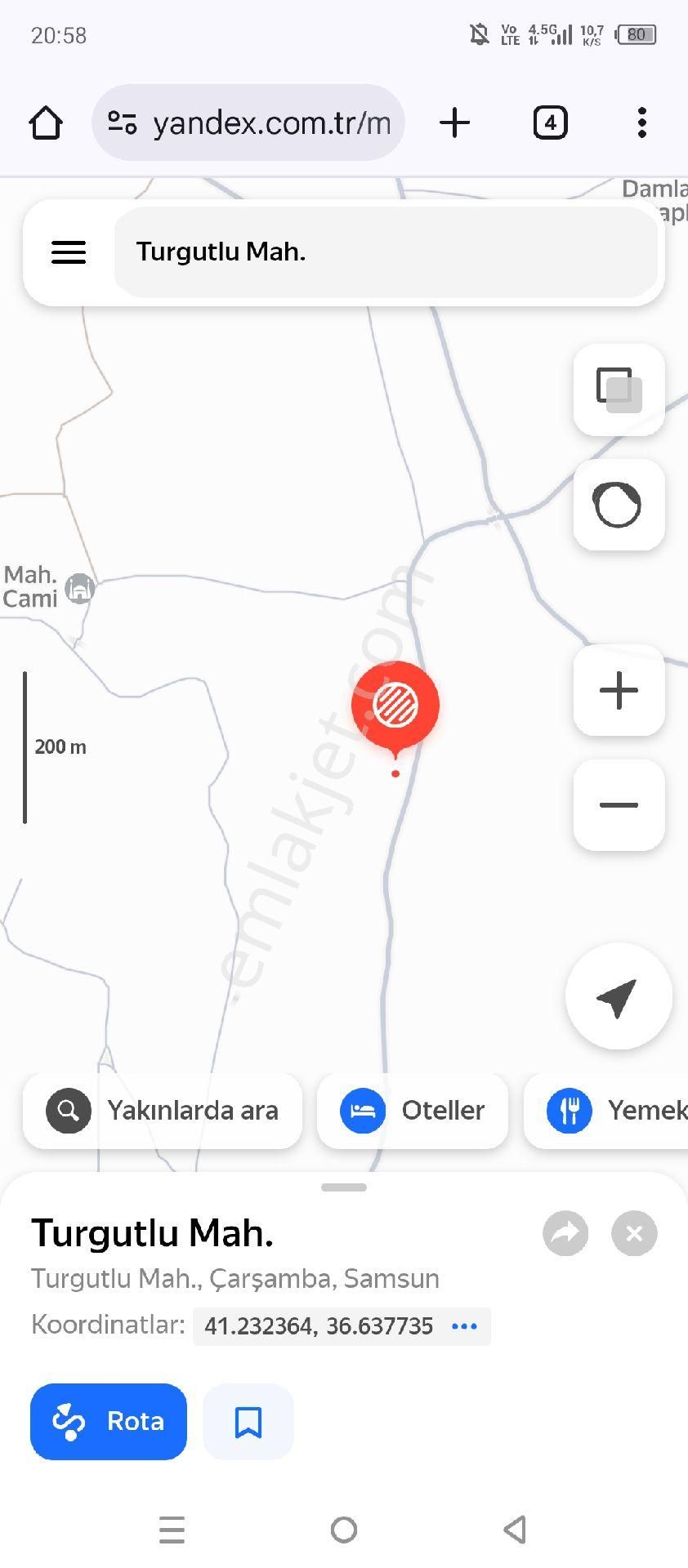 Tarla Boş Arazi Turgut Lu Mah.