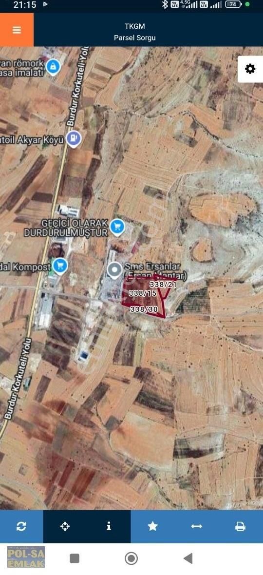 Korkuteli Küçük Köy De Satılık 48.338m2 Tarla - Görsel 2