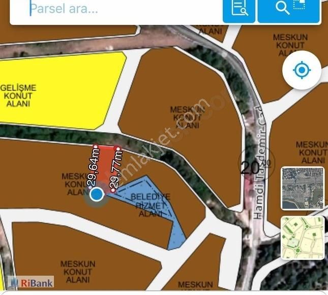 Ribank'tan Deniz Manzaralı %30 3,5 Kat İmarlı 525m2 Satılık Arsa