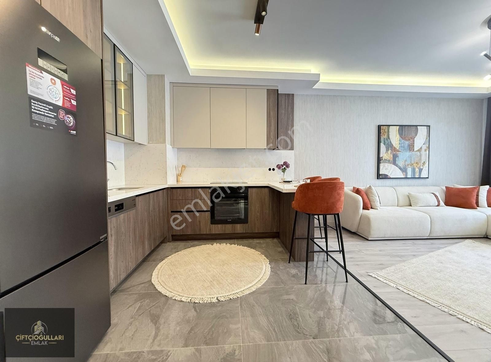 ▃çiftçioğullarından▃modern Ve Eşsiz Tasarımlı Ultra Lüks 2+1 - Görsel 3