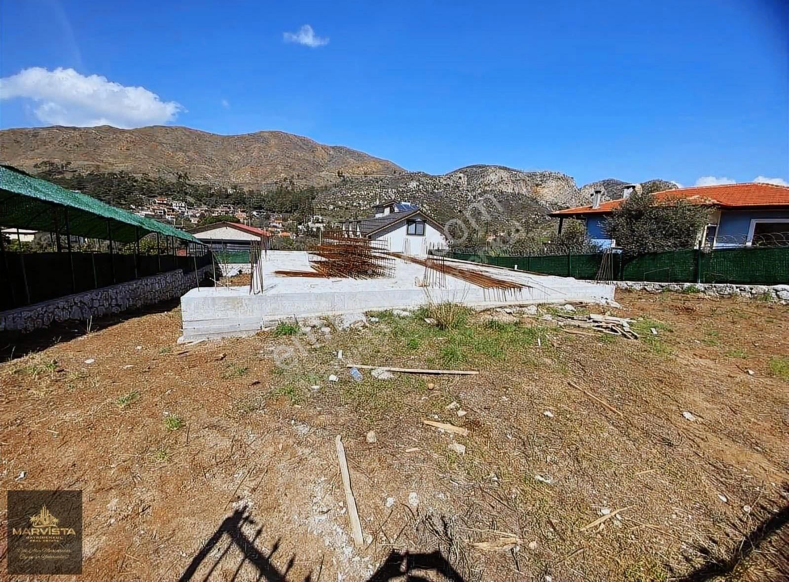 Marmaris Hisarönünde Su Basmanı Atılmış 500 M2 Arazi