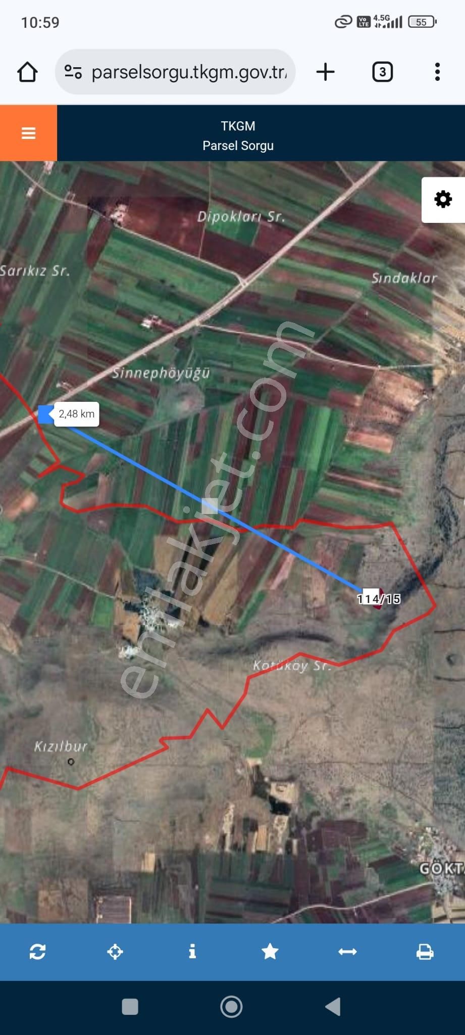 Ayyıldız Emlaktan 3.270 M2 Arazi Resmi Yol Üzeri - Görsel 4