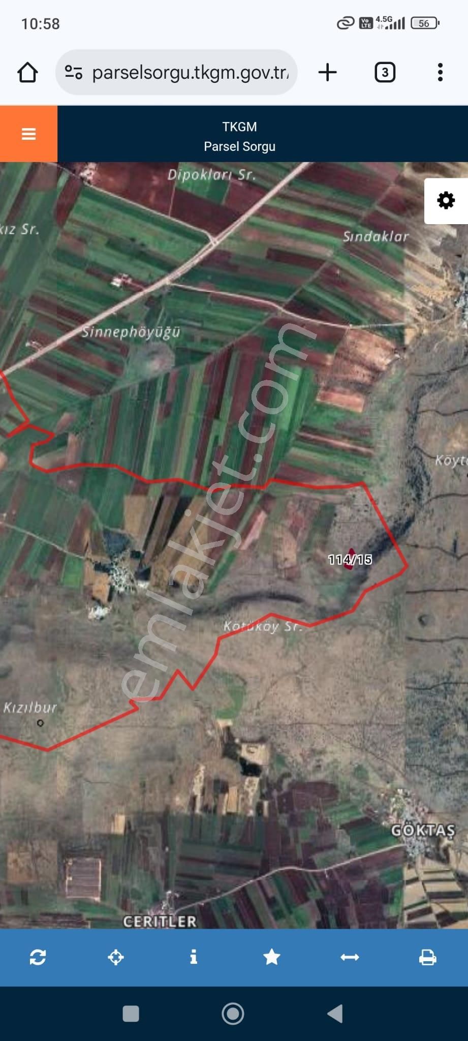 Ayyıldız Emlaktan 3.270 M2 Arazi Resmi Yol Üzeri - Görsel 6