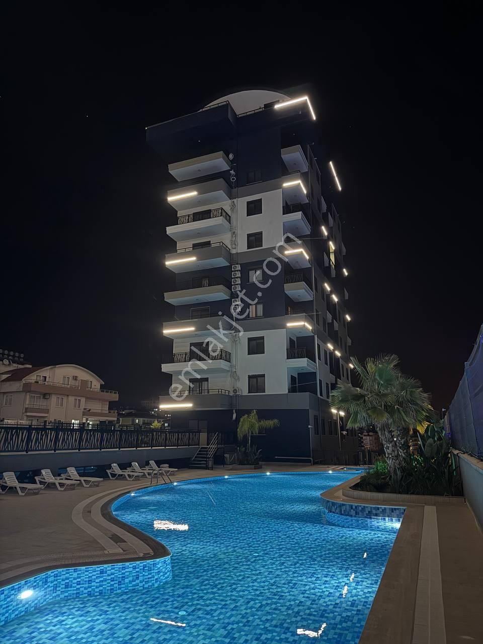 Alanya Payallar Mah. Satılık Aktiviteli 1+1 Daire Deniz Manzaralı - Görsel 9