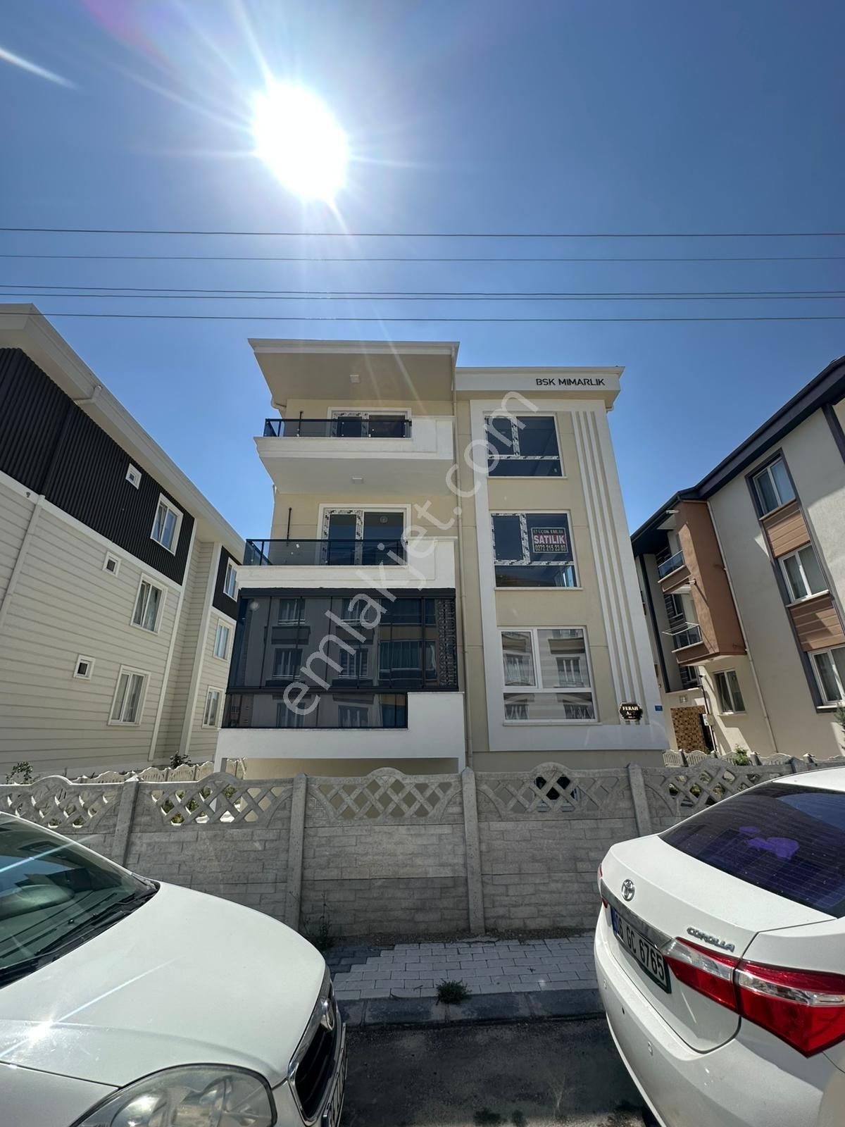 Afyon Üçok Emlaktan Kanlıca Mah Satılık Sıfır Lüx 2+1 Daireler Arakat