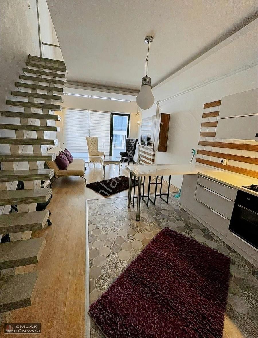 Emlak Dünyası Elma Kentte Kiralık Eşyalı Loft 1+1 Daire