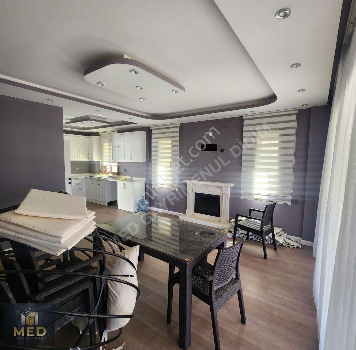 Didim Akbükte Full Deniz Manzaralı Şömineli 3+1 Lüx Vılla - Görsel 15