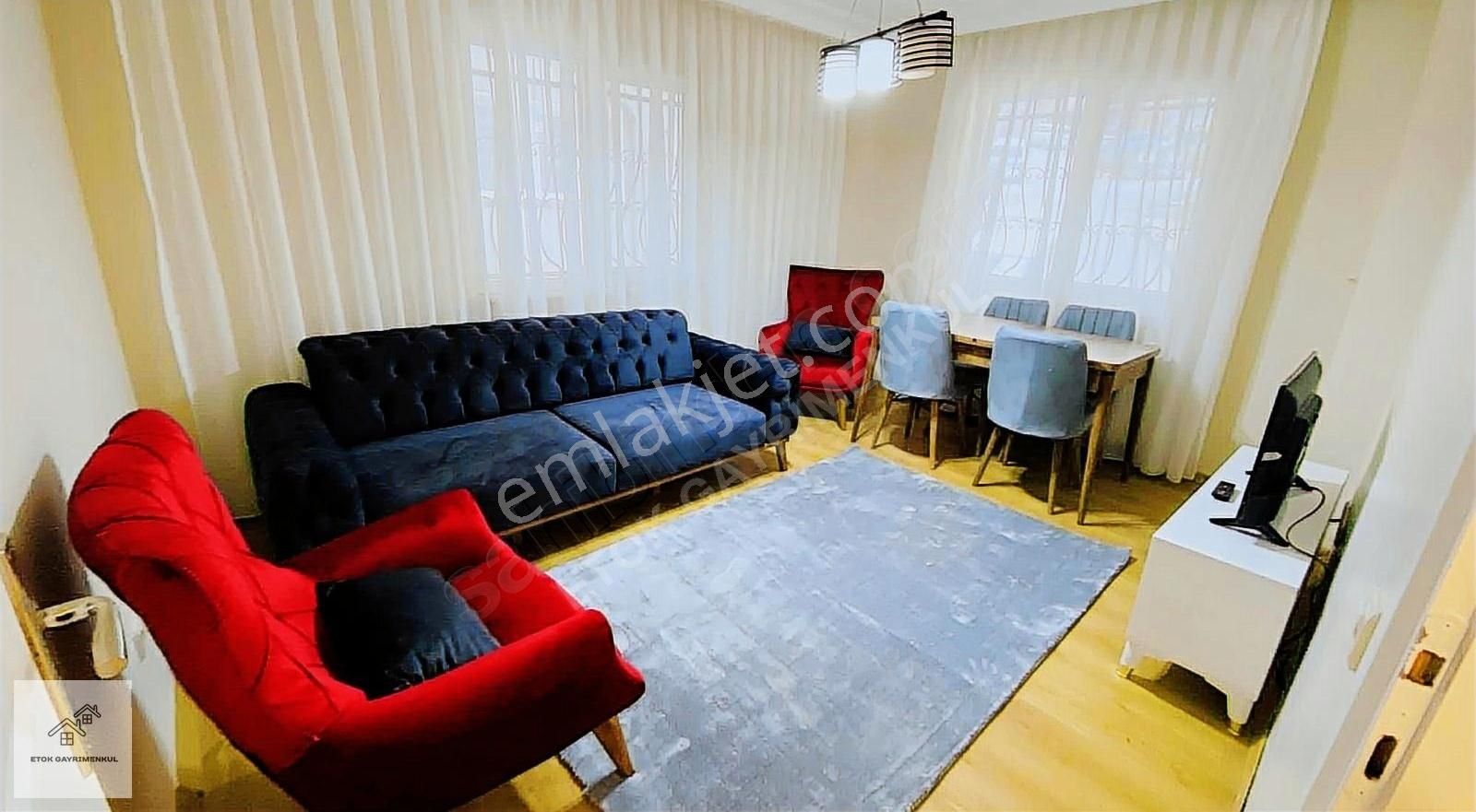 Etok'dan Full Eşyalı 2+1 Ayrı Mutfaklı Otoparklı Kiralık