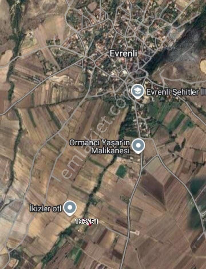 Kırklareli Vize Evrenli Köye Yakın Tek Tapu Tarla