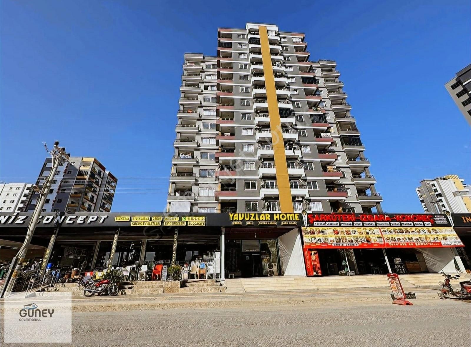 Güney,den Kiralık Havuzlu Site İçerisinde Deniz Manzaralı 2+1 Da