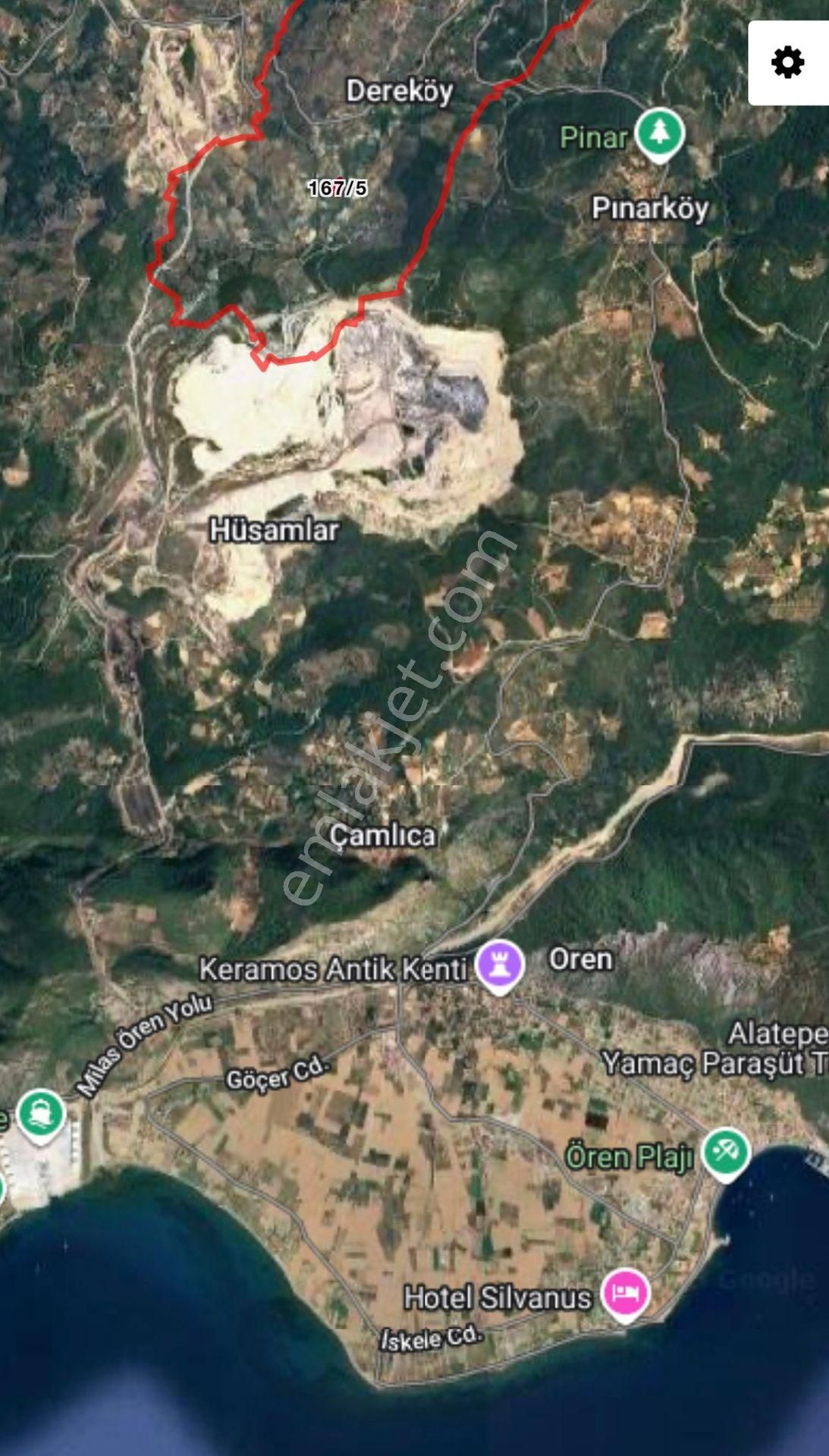 Doğadan Milas Ören Dereköyde Denize Yakın Köycivarı Tarla - Görsel 3