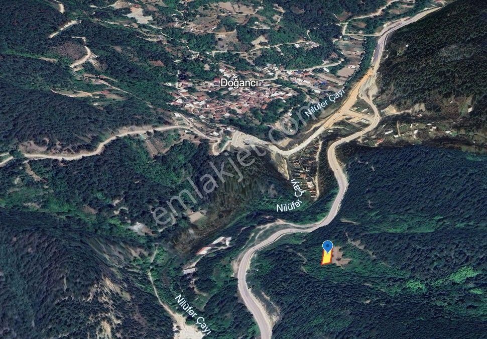 Doğancıda Manzaralı Satılık Tek Tapu 935 M2 Tarla - Görsel 5