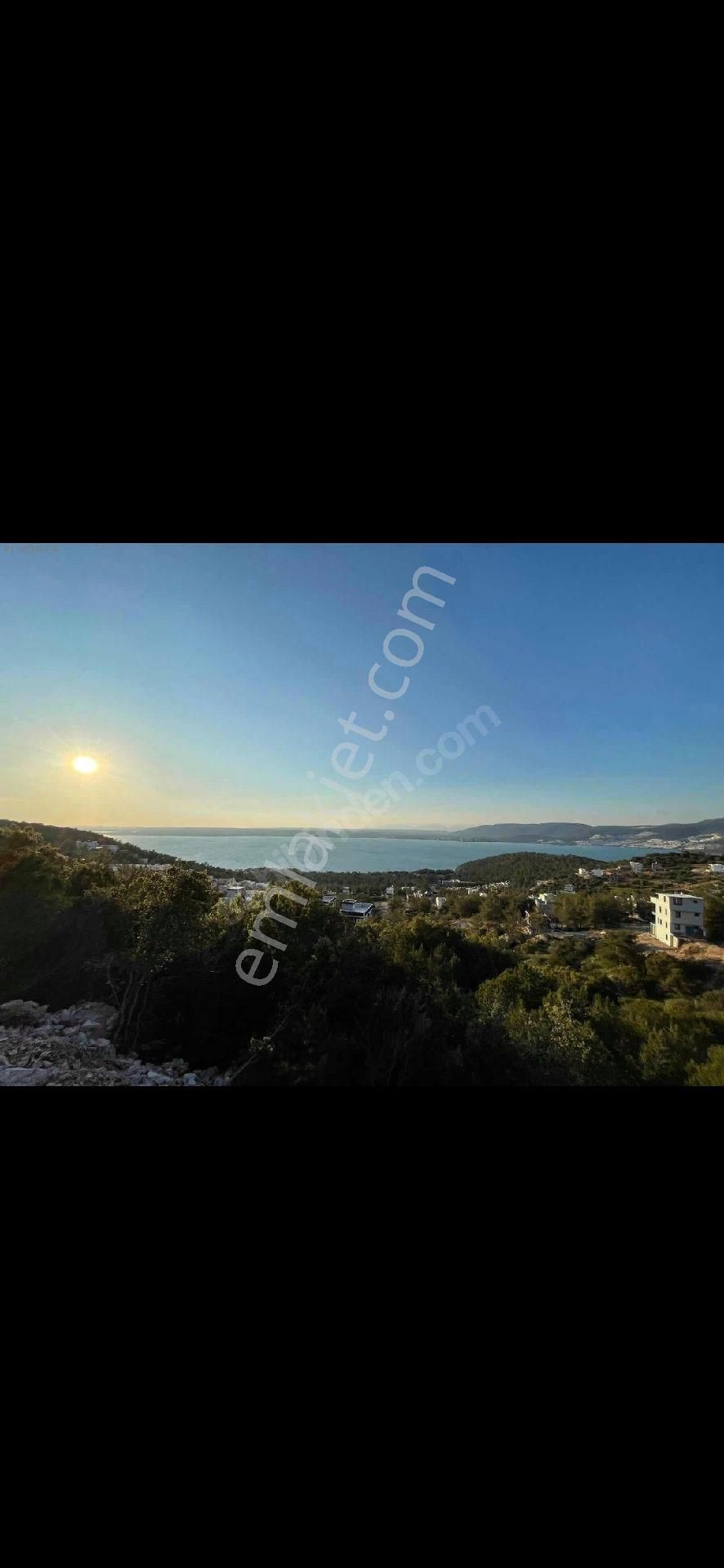 Akbükte Panoramik Deniz Manzaralı Villa Arsası - Görsel 2
