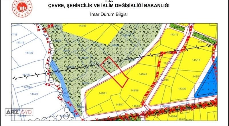 Arz Gyd - Müstakil Tapulu, Eğimli, 2 Kat İmarlı Arsa