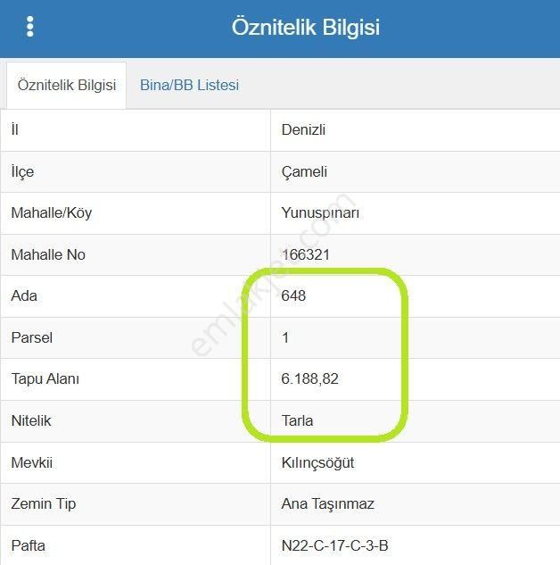 🦋lobby Fortis'ten Satılık Çameli Merkezde 6188 M² Yatırımlık Tarla🦋 - Görsel 9