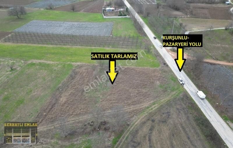 Serhatlı'dan Kurşunlu Yoluna Cephe Suyu Dibinde Fırsat Tarla