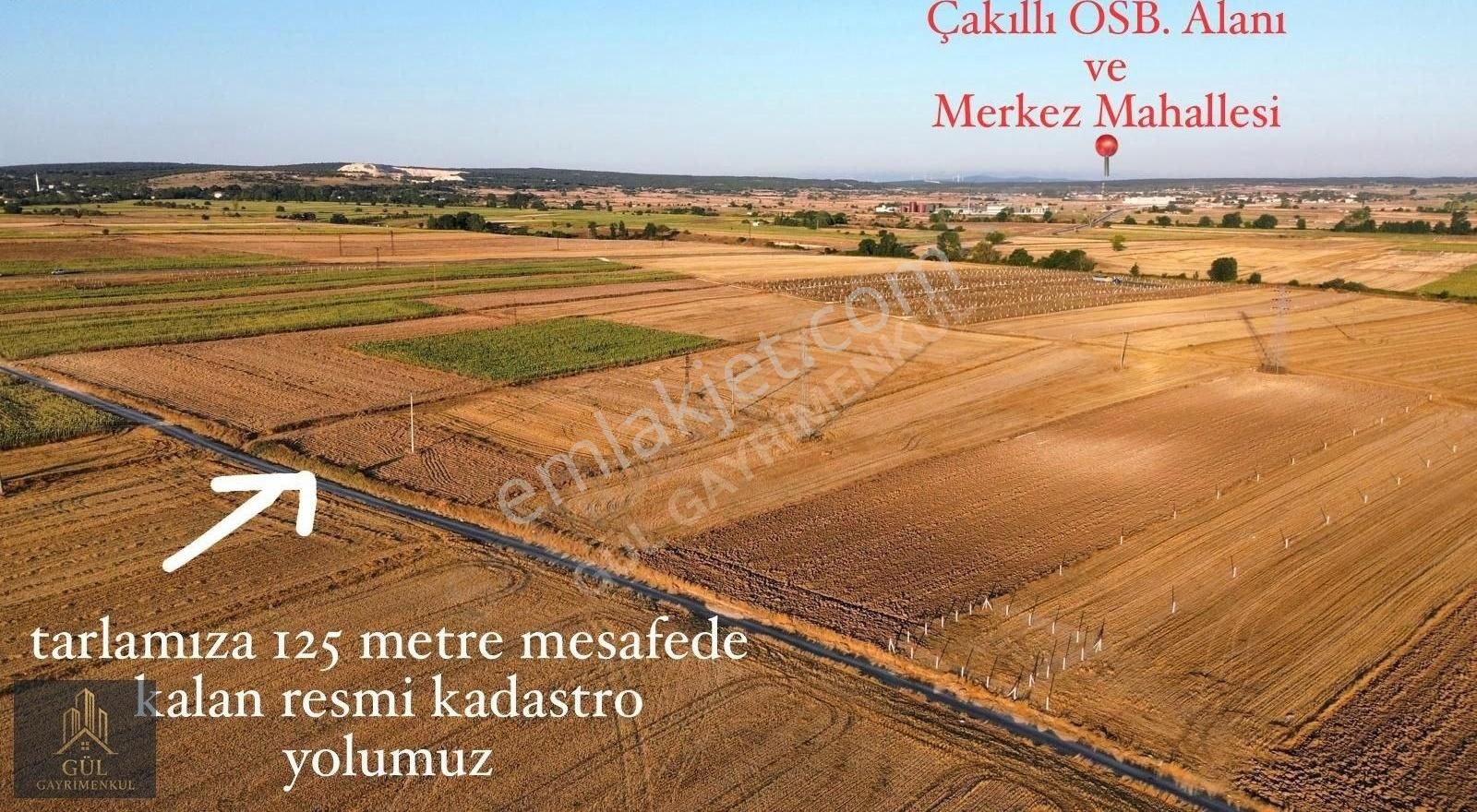 Shbnden Satılık Evrenli Fabrikalar Ve Otoban Dibinde 300m2 Tarla