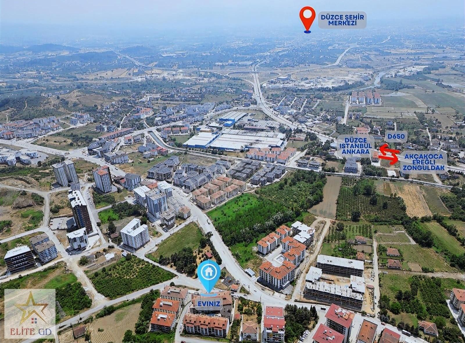 Elite Gd & Düzce Konuralp'te Havuzlu Sitede Kiralık Geniş 2+1
