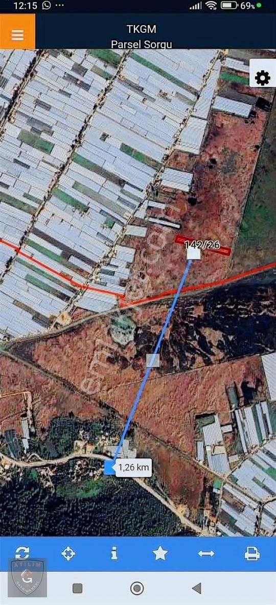 Kaş Ova Merkezde Yatırımlık 7510 M2 Sera Vasıflı Tarla - Görsel 5