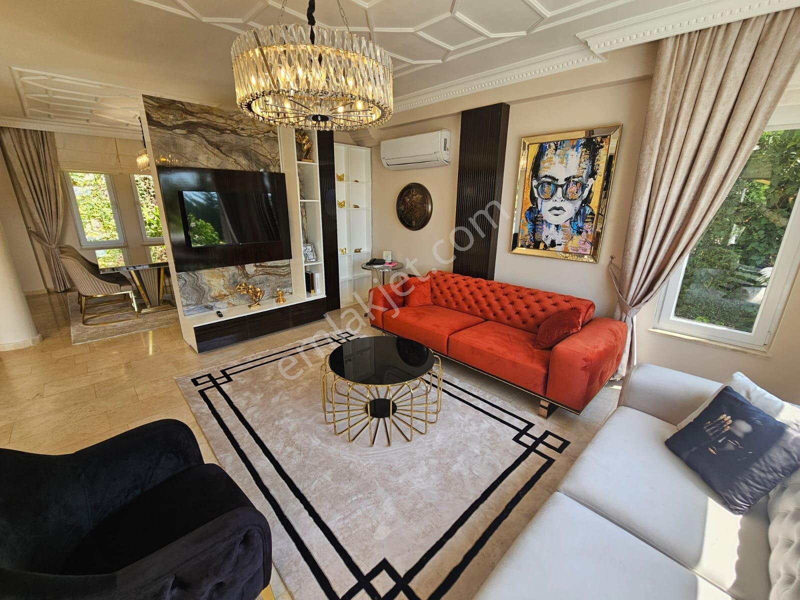 Alanya Kargıcak Mah.full Eşyalı Satılık 3+1 Villa - Görsel 6