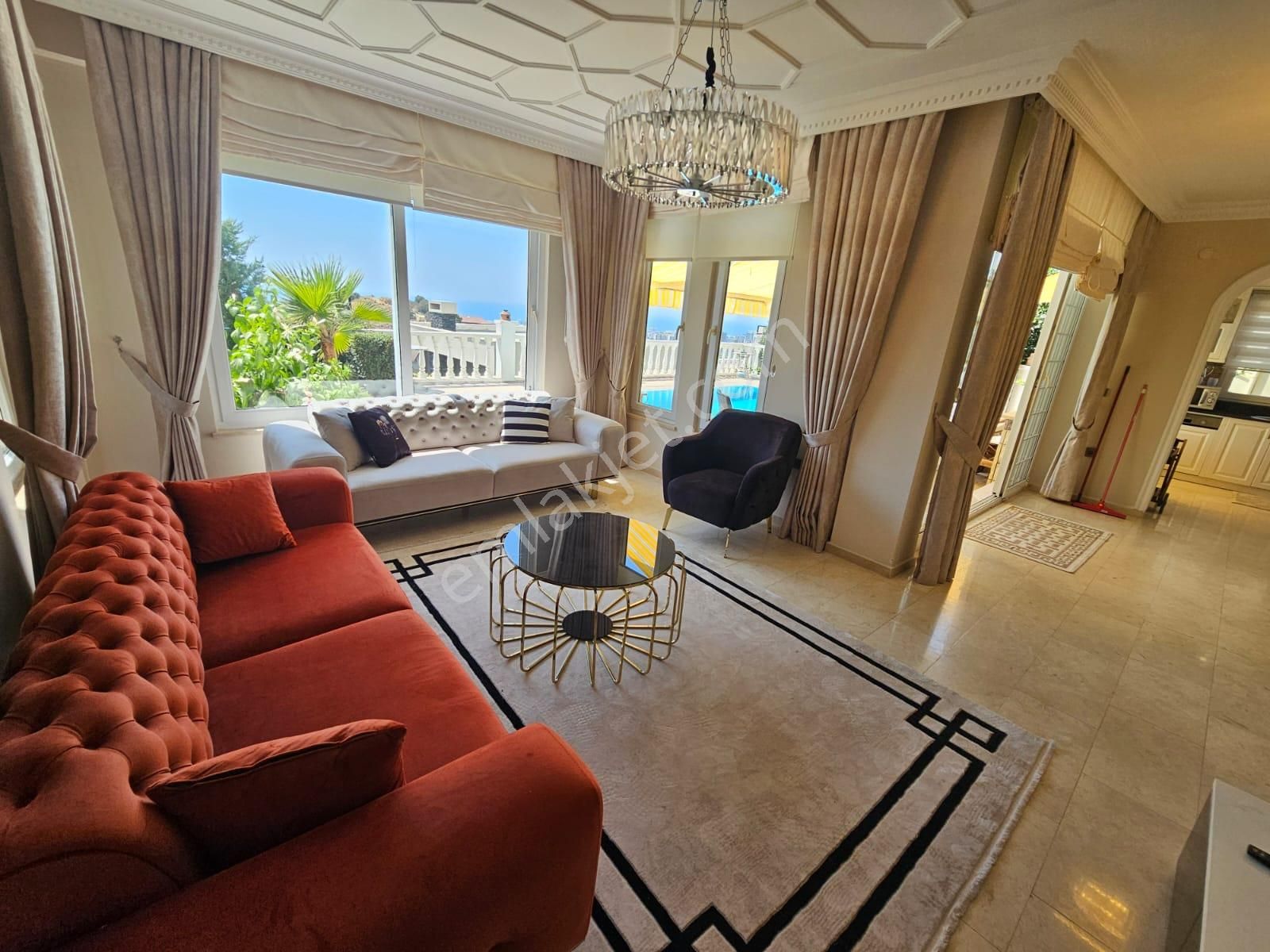 Alanya Kargıcak Mah.full Eşyalı Satılık 3+1 Villa - Görsel 5