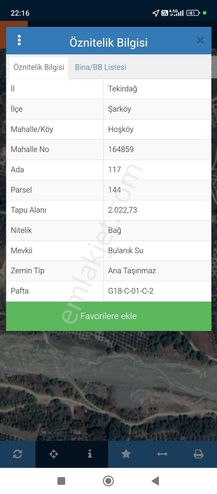 Tekirdağ Şarköy Hoşköy Mh De Acil Satılık Zeytinlik - Görsel 4