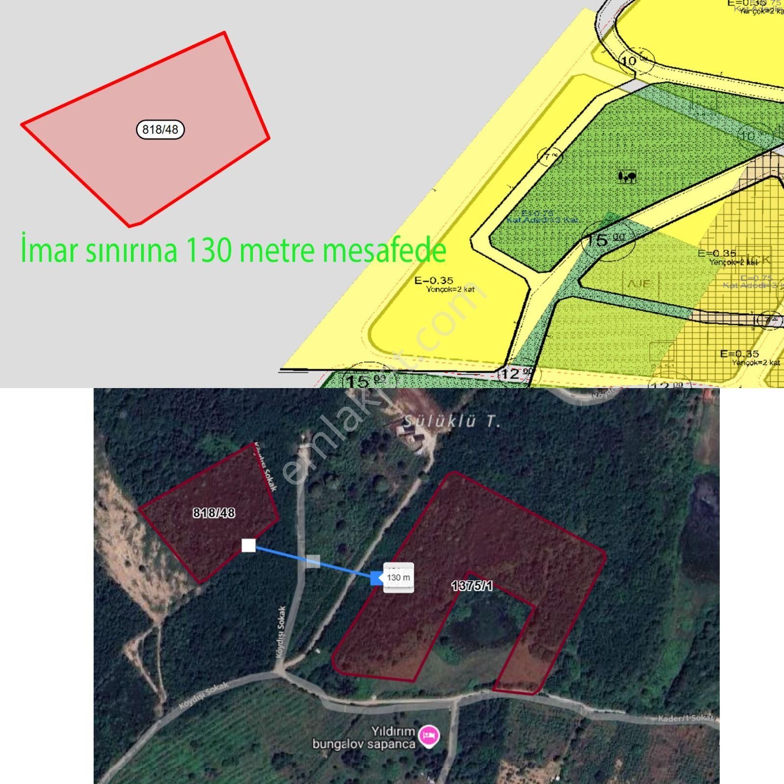 Sapanca Bungalowlar Bölgesinde İmara 130 Metre Göl Manzaralı - Görsel 6