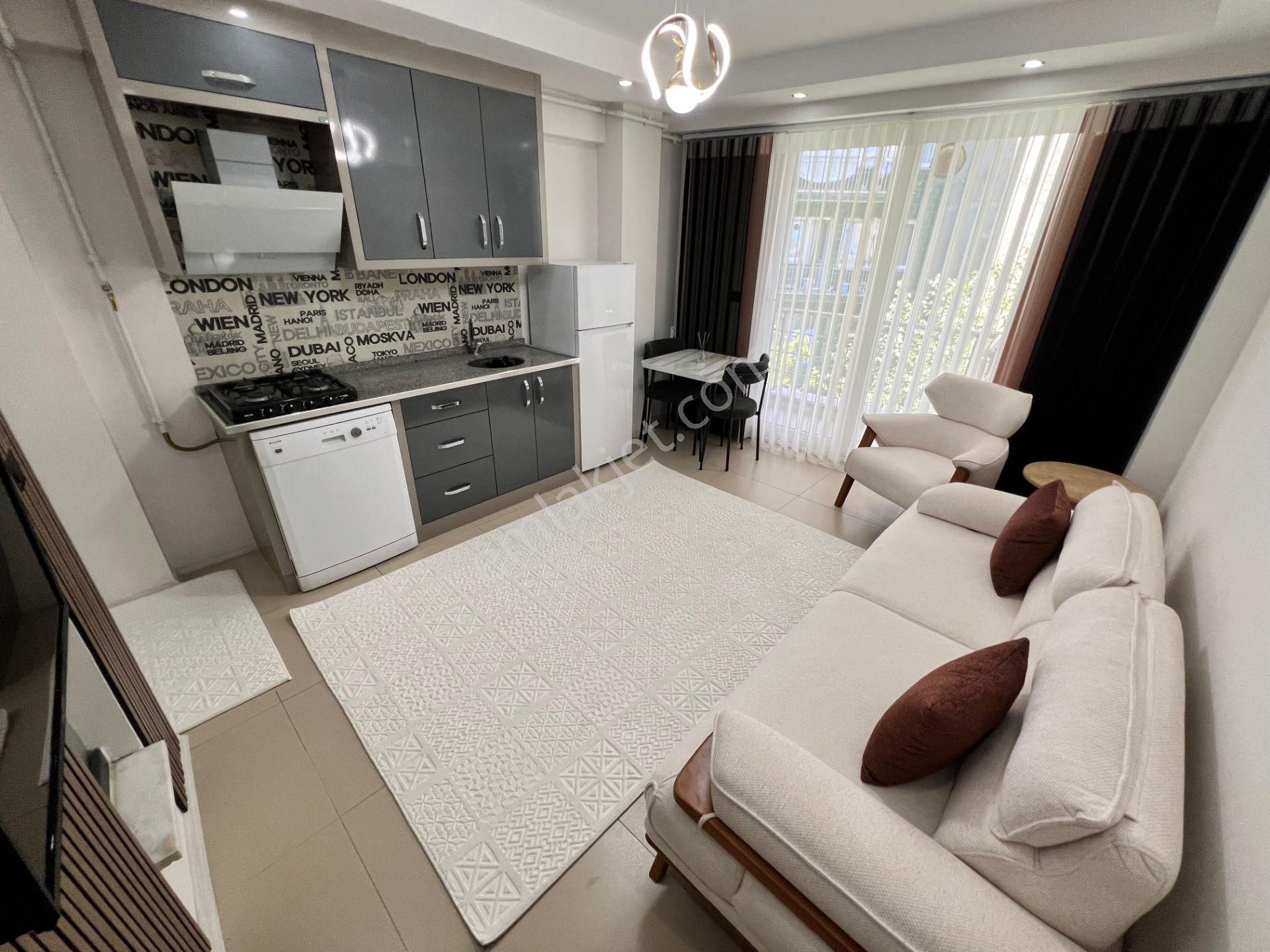 Eski Yetiştirme Yurdu Altında 1+1 Sıfır Eşyalı Ara Kat Apart
