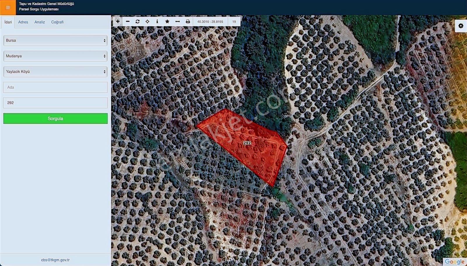 Mudanya Yaylacıkta 1800 M2 Yatırıma Uygun Arazi - Görsel 13