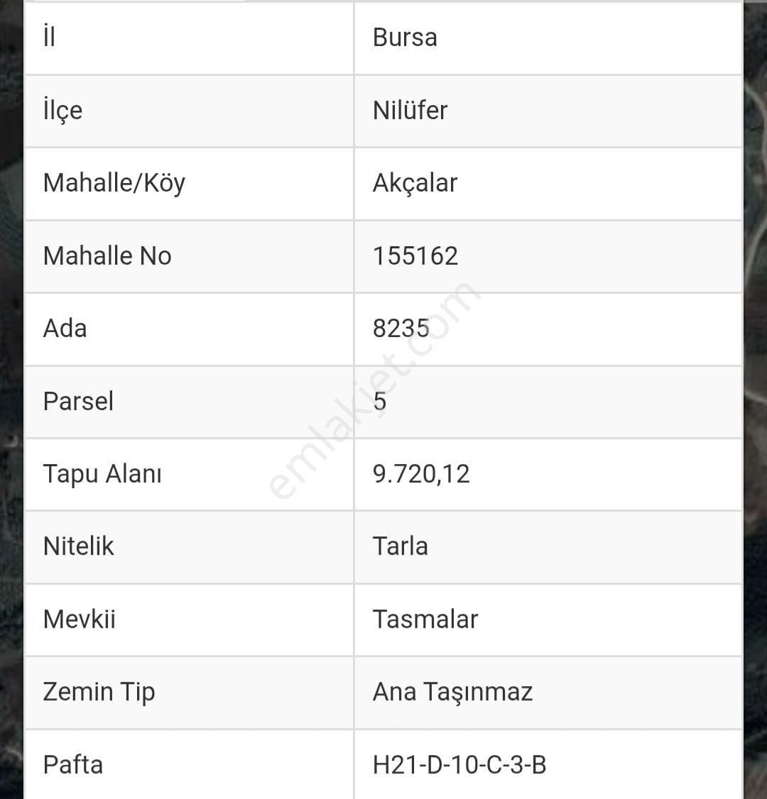 Bursa Nilüfer Akçalar'da Göl Manzaralı Satılık Yatırımlık Arazi - Görsel 4
