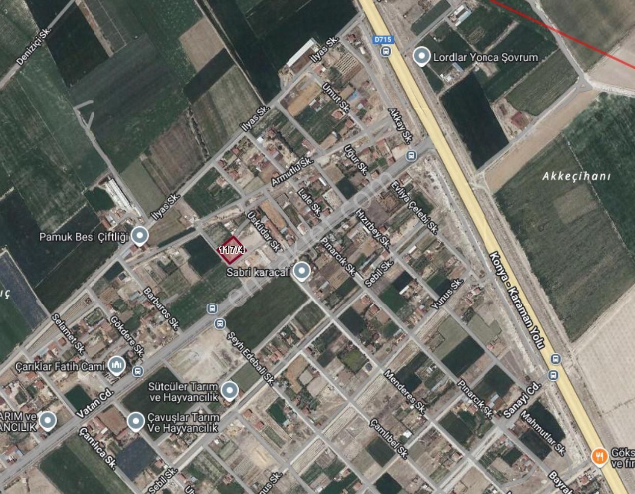 Karaca'dan Çarıklar'da 2 Kata İmarlı 2.343 M2 Müstakil Arsa