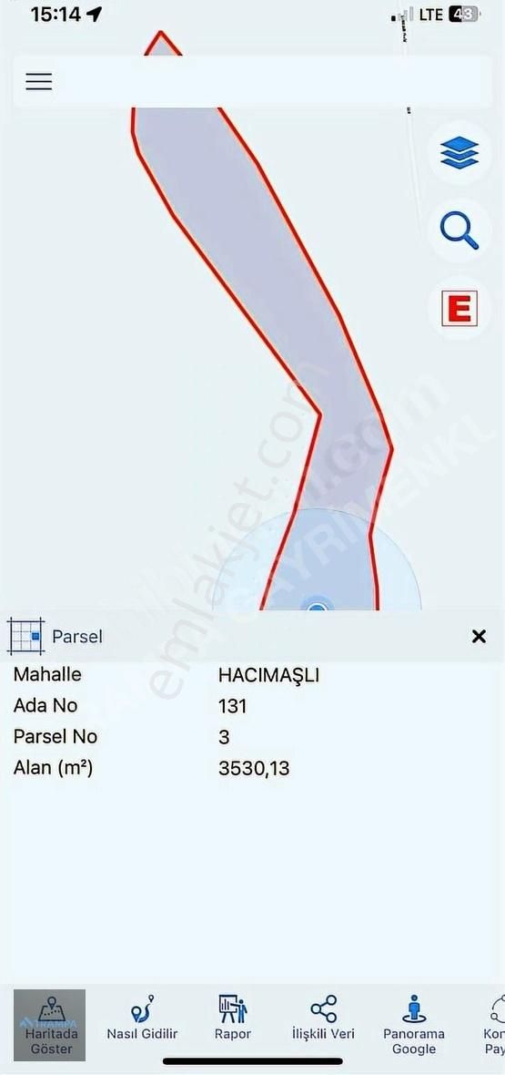 Hacımaşlıda Satılık 2 Tek Tapu Yer - Görsel 5