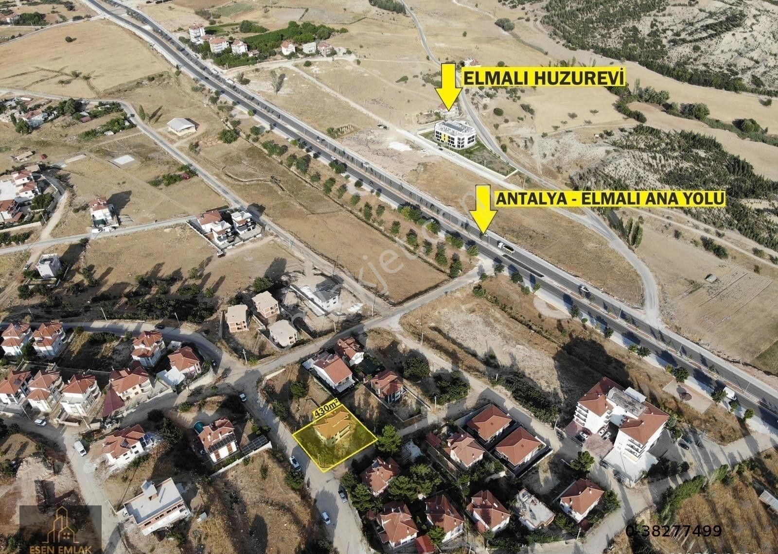 Antalya Elmalı Devlet Hastane Ve Otogar Karşısında 430m² Arsa İçerisinde Satılık Karkas Villa - Görsel 11