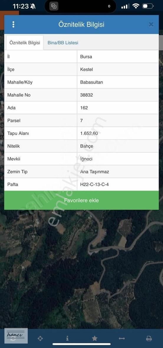 Kestel'in Gözdesi Babasultanda Anayola Cephe Bahçe Vasıflı
