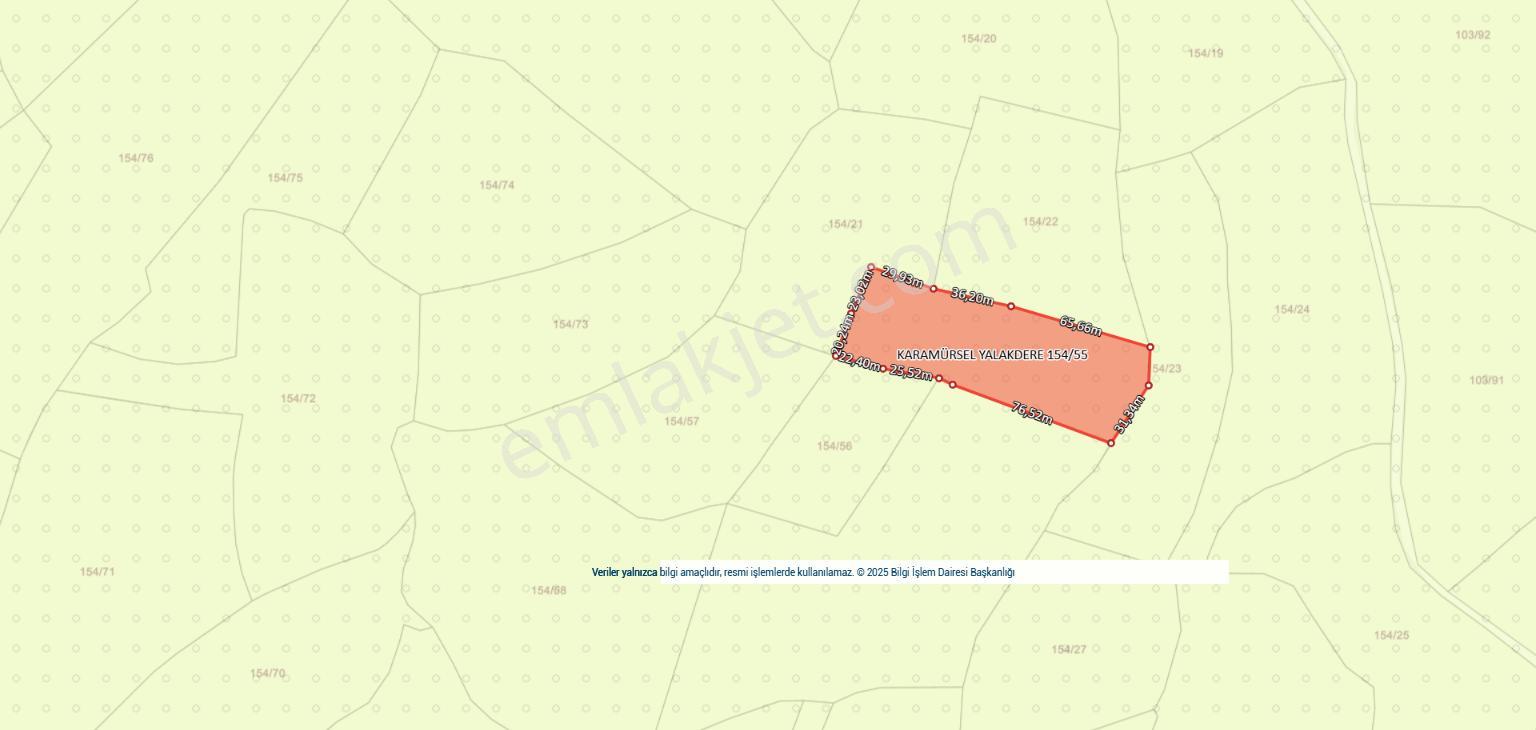 Kocaeli Karamürsel Yalakdere 5774 M2 Satılık Tarla - Görsel 11