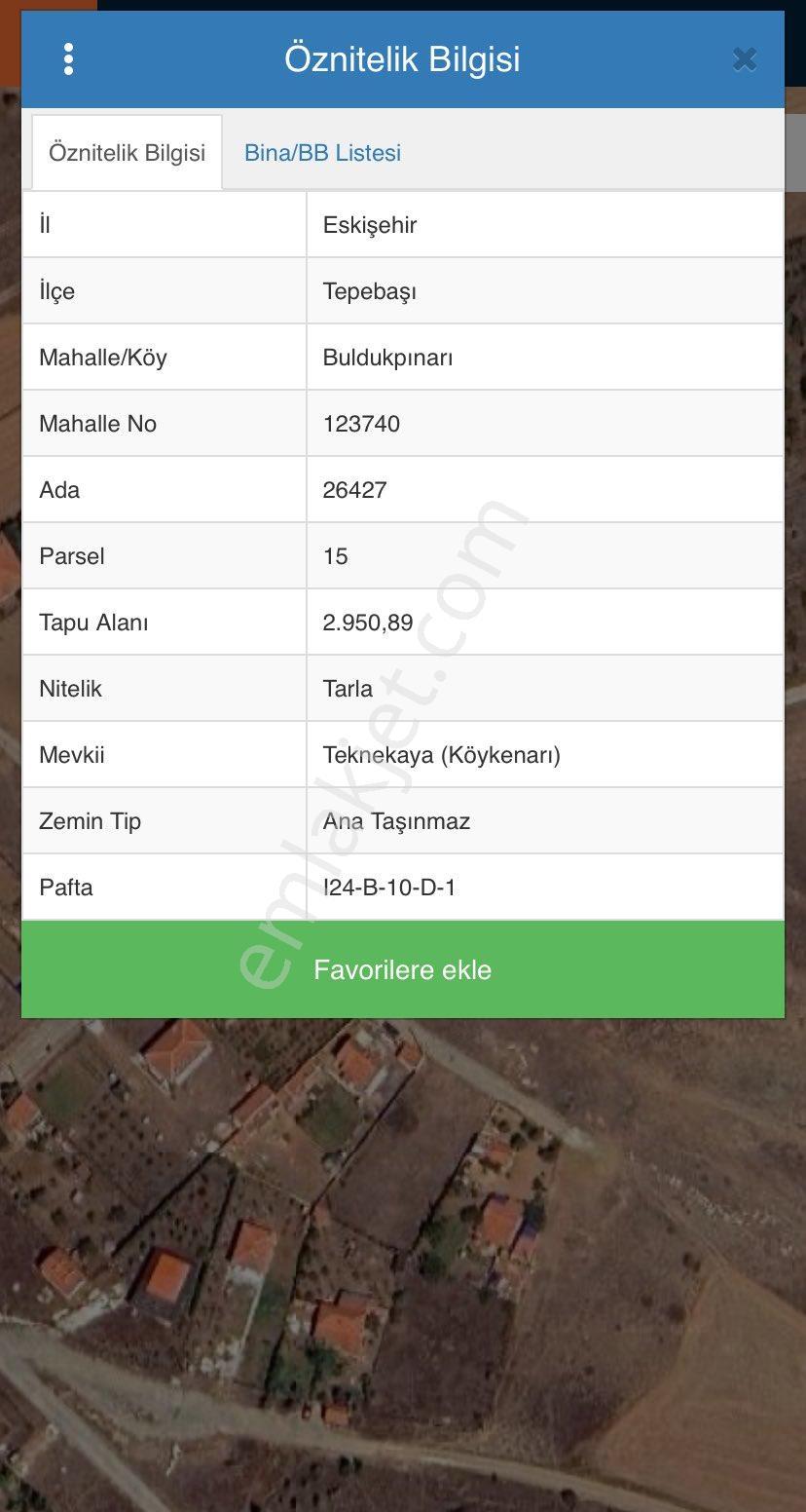 Pera'dan Buldukpınar Mh. Yolu Olan 2950 M2 Müstakil Parsel Tarla - Görsel 3