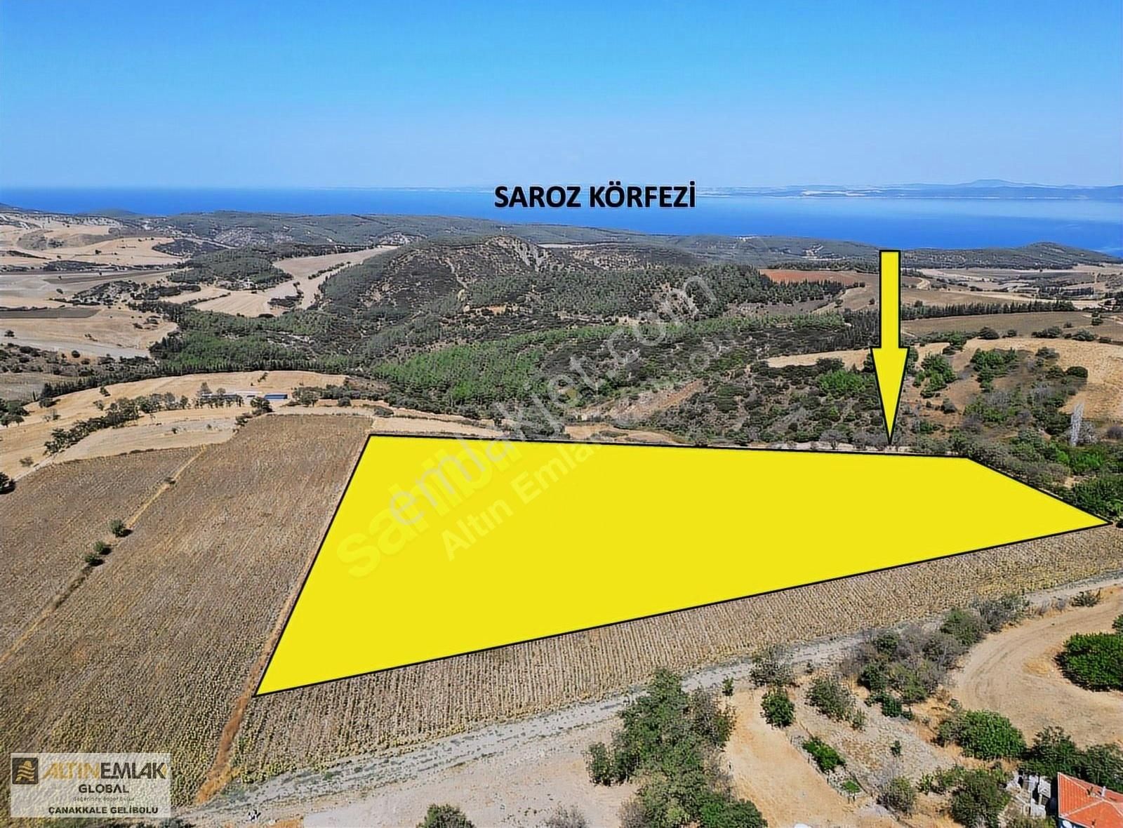 Altın Emlaktan İmar Sınırında Deniz Manzaralı Satılık Arazi