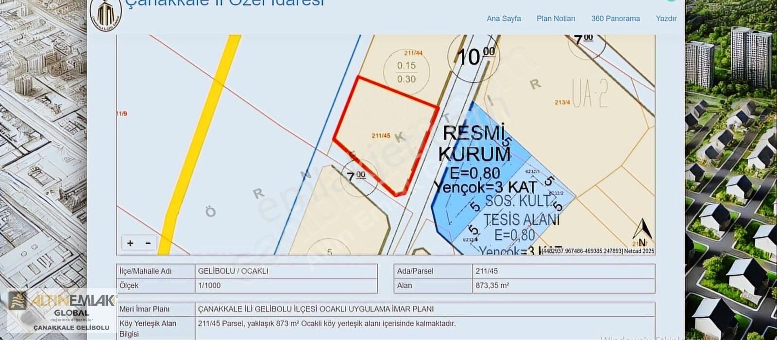 Altın Emlaktan Deniz Manzaralı İmarlı Satılık Parseller - Görsel 8