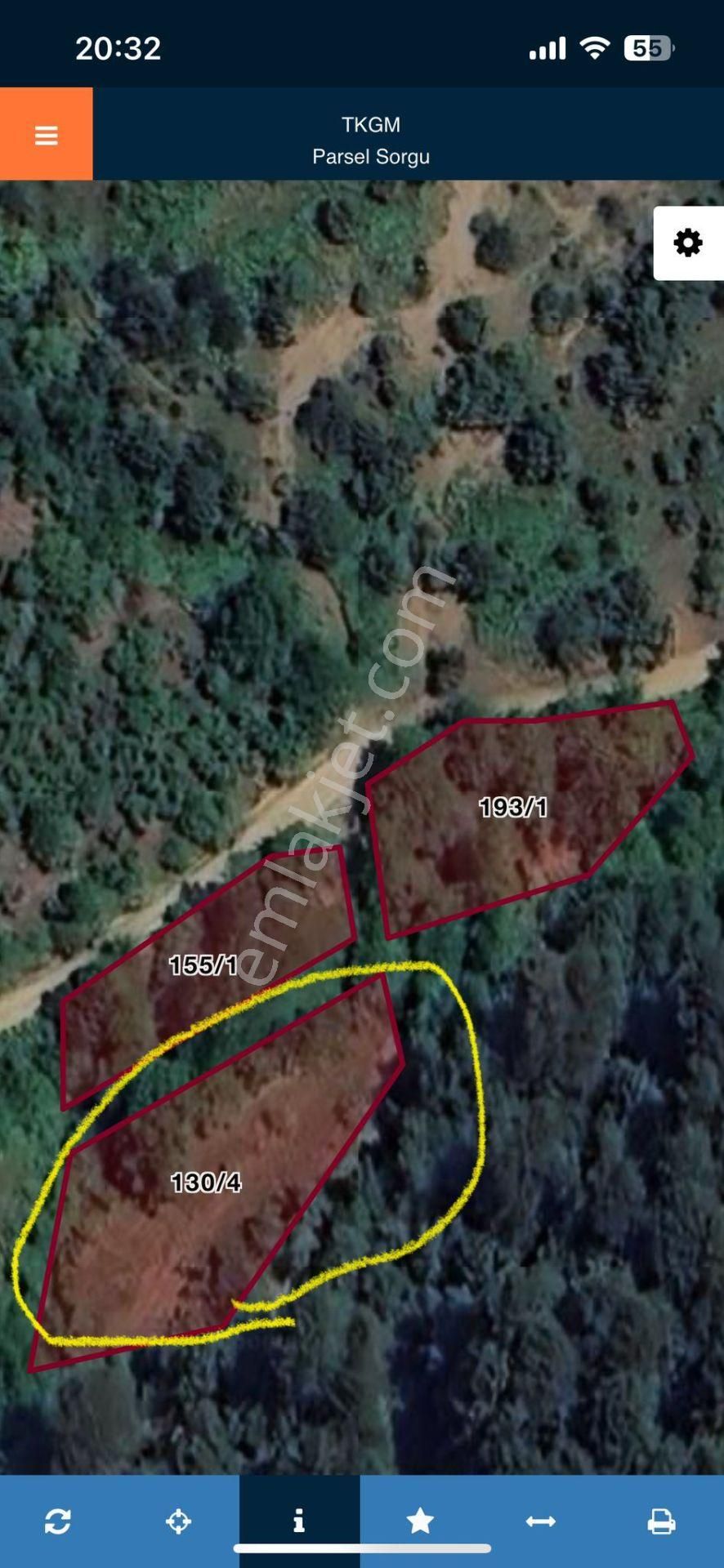 Turyaptan Çanakkale Çan Eskiyayla Köyünde Satılık Tarla - Görsel 11