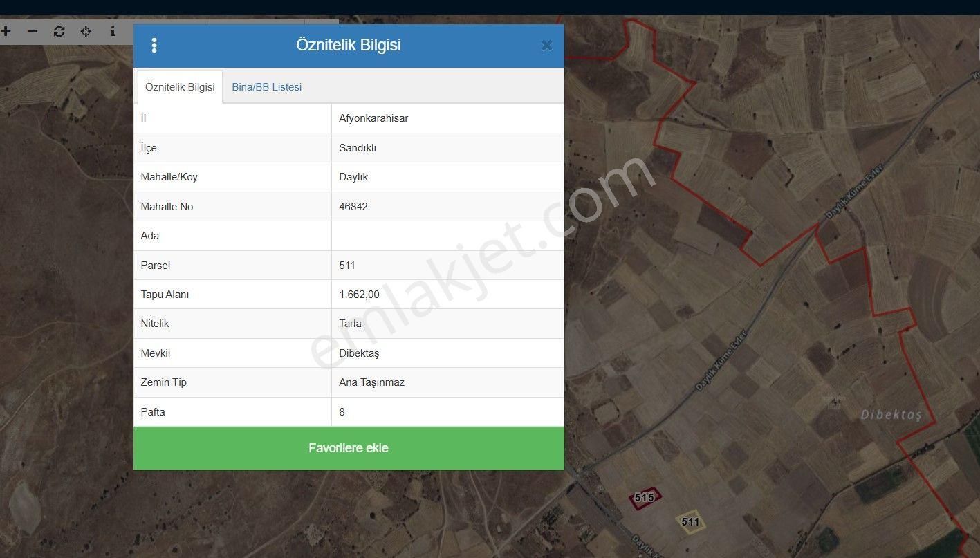 Afyon Sandıklı Daylık Köyünde Satılık Tarla - Görsel 3