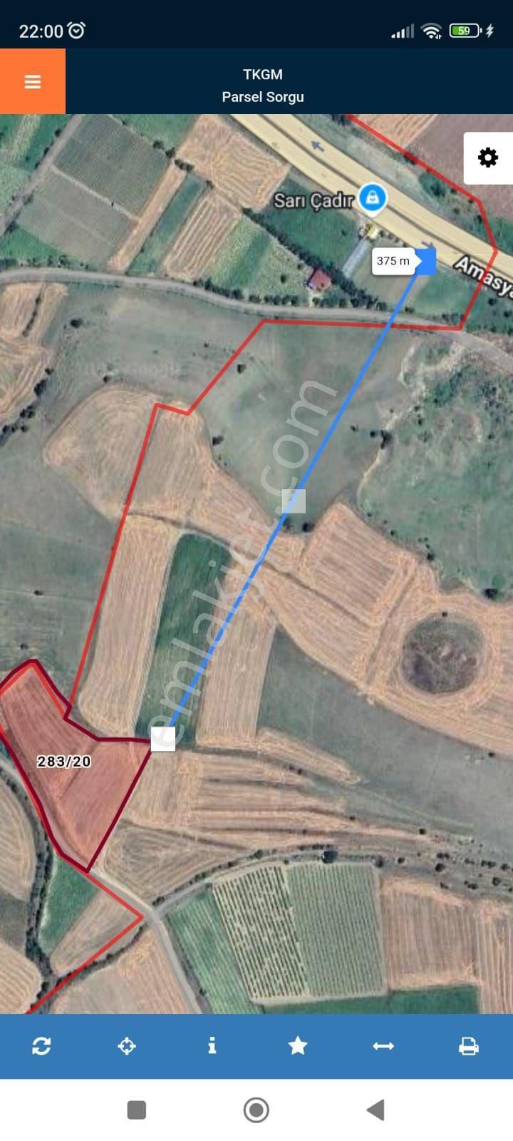 Tokat Erbaa Değirmenli De Satılık 7.600 M2 Tek Tapu Yola Sıfır Arazi - Görsel 10